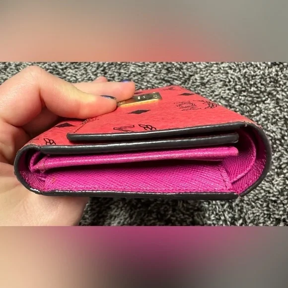 MCM trifold wallet